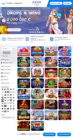 l'application et interface BigWins Casino