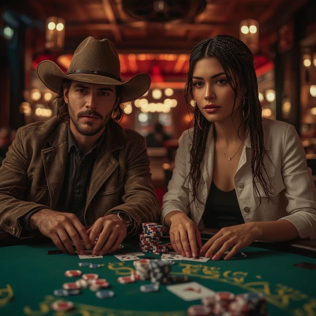 photo de deux joueurs de poker BIGWINS CASINO