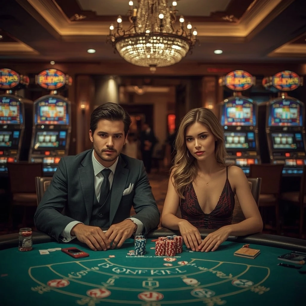 Deux joueurs de poker dans un BigWins Casino